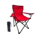 thumbnail image 1 of Silla Plegable Para Acampar Con Bolsa De Transporte Silla De Playa Para Viajes Patio Al Aire Libre Rojo, 1 of 5