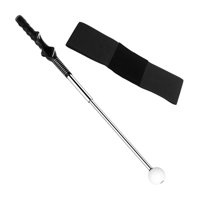 Ioensy - Telescópico Calentamiento Stick Telescópico Golf Swing Swing Para Flexibilidad Flexibilidad Correa De Entrenamiento Negro