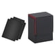 thumbnail image 1 of Caja para guardar barajas de cartas con deflector, álbum para colección, contenedor para juguetes, juego de exhibición negro rojo, 1 of 5