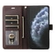 thumbnail image 3 of FOXDOCK Funda tipo Cartera para iPhone 16 Pro – Cubierta de Cuero PU con Múltiples Ranuras, Bolsillo para Efectivo y Correa de Muñeca, 3 of 6