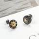 thumbnail image 2 of Aros Plata Fina 925 Sol Luna Estrellas Antialergicos Unisex negro, 2 of 4