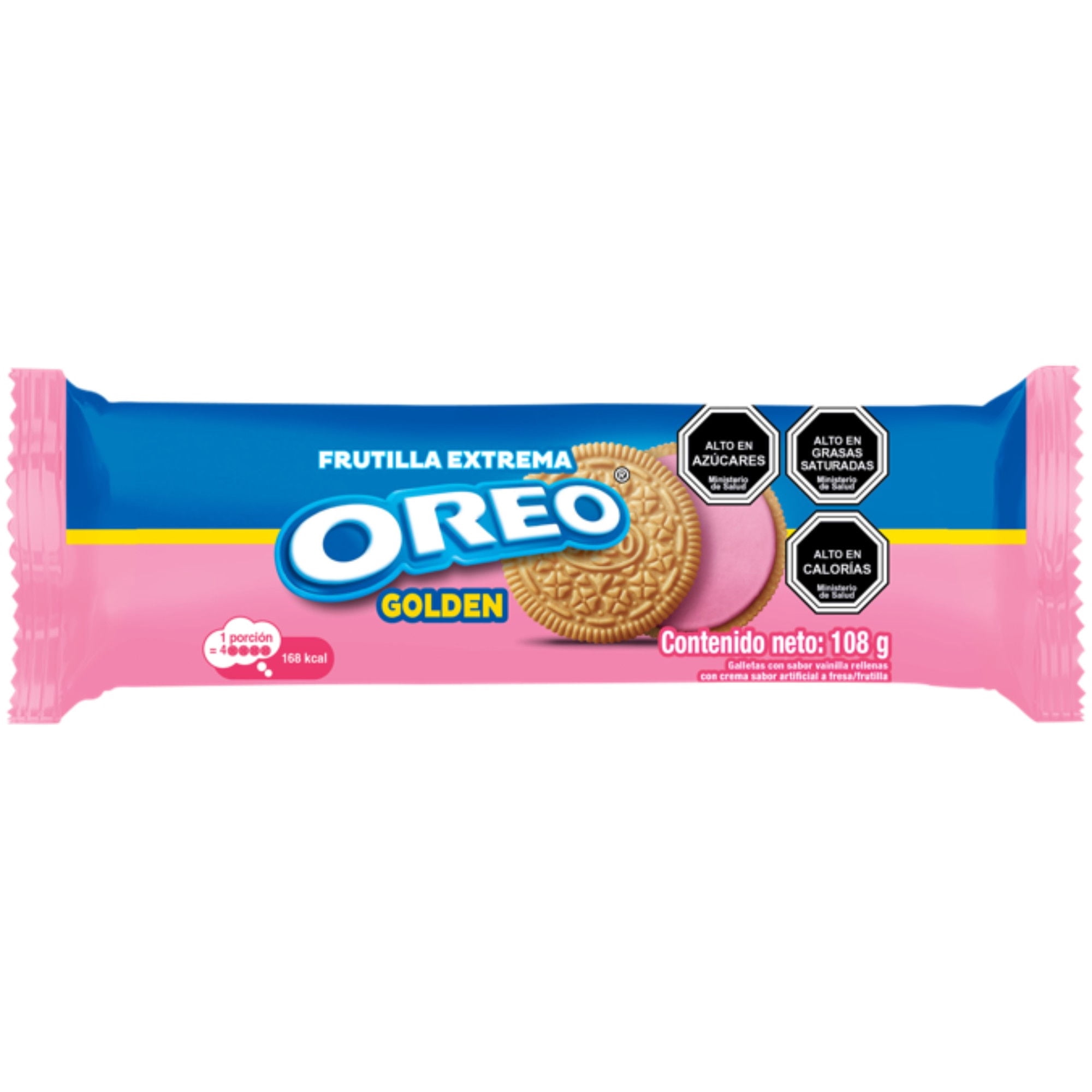Galleta Dulce Oreo Sabor A Frutilla