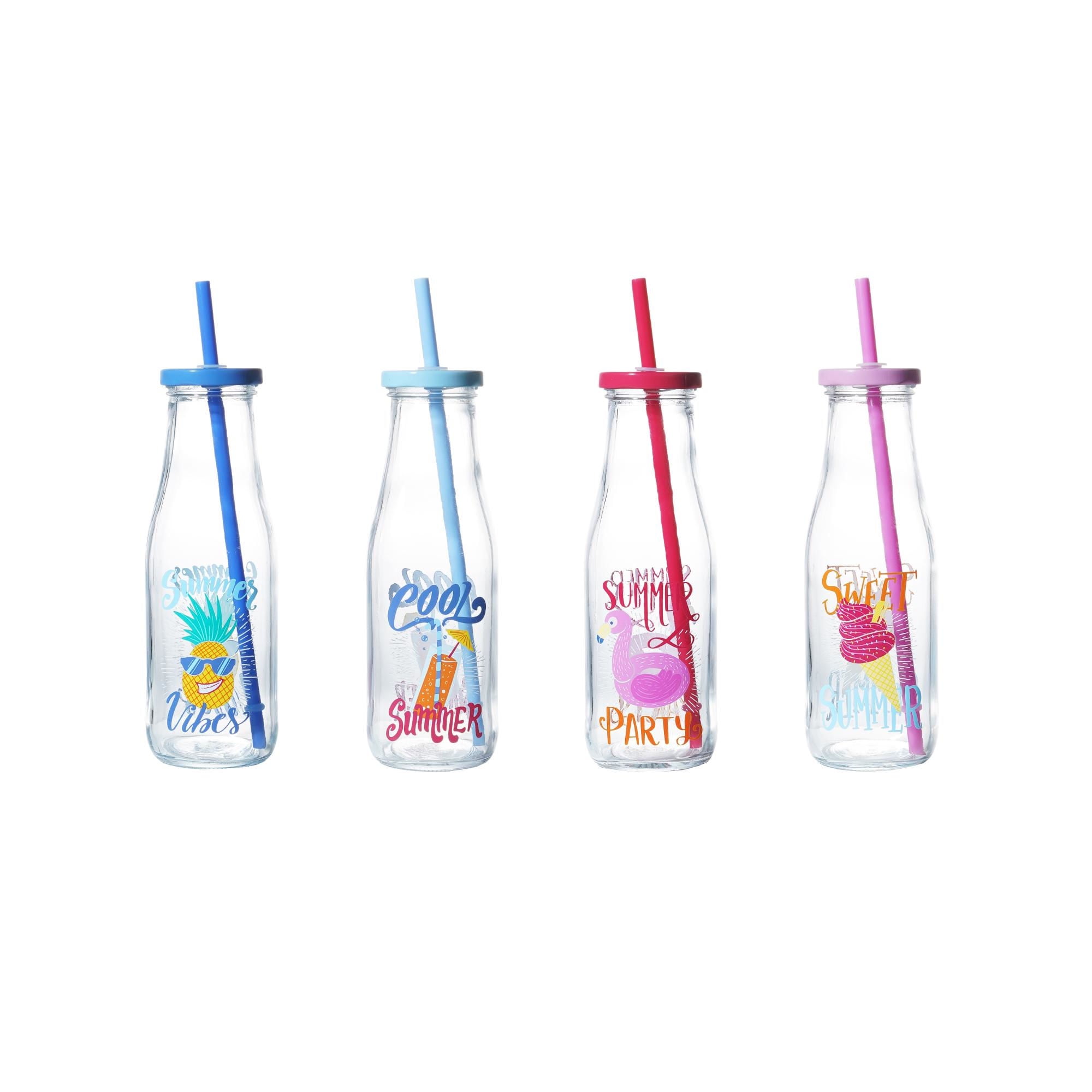 Botella Vidrio 420ml Haus