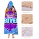thumbnail image 4 of Chibiverso Manta Capa con Capucha Anti-Bolitas, Manta de Lana Ártica Suave, Manta Portátil de Felpa Ligera y Lujosa, Poncho para Siesta en Casa y Oficina, 100*130cm, 4 of 6