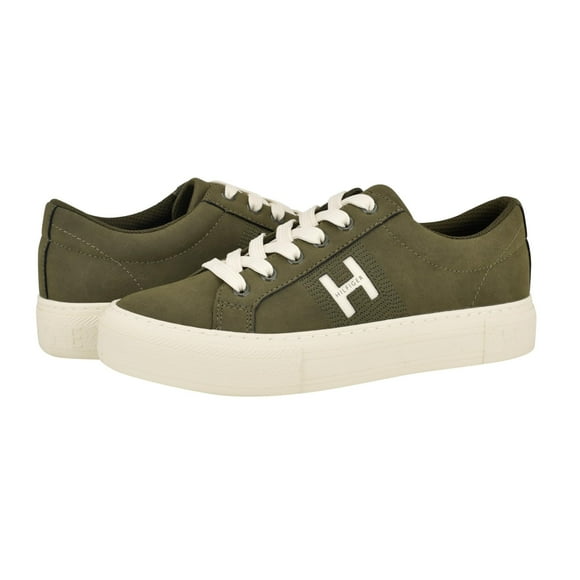 Zapatilla Tommy Hilfiger Aconia para mujer, color verde oscuro, talla 8.5