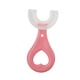 thumbnail image 3 of Ni?os Dientes Limpieza Manual Cepillo U-Forma U Limpieza De Dientes Oral Rosa 2-6 A?os, 3 of 5