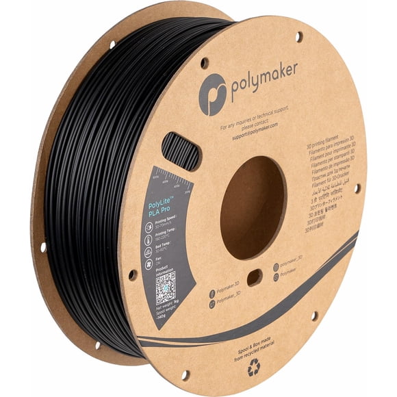 Filamento De Impresión 3d Pla Pro 1 75 Mm 1 Kg Negro