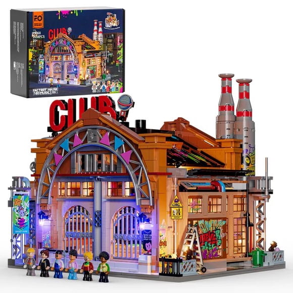 Set de bloques de construcción Lumibricks Factory House of Music de 2654 piezas