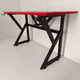 thumbnail image 4 of Mesa para trabajos pesados uso industrial 120 cm patas de fierro rojo, 4 of 5