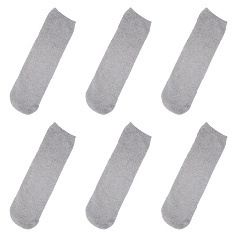 Magideal - 6X Calcetines Protésicos, Protección Para Muñones, Absorción Del Sudor, Algodón, Transpirables, Protección Elástica, Calcetines Para Amputados, Calcet Gris