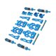 thumbnail image 5 of 1/16 RC Coche Mejorado Piezas De Metal Brazos Oscilantes Delanteros Inferiores Para Q141 16103 Q117C Azul, 5 of 5