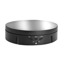 Ioensy - Titular Giratorio Electrónico De La Joyería De La Placa Giratoria De 360 Grados Para La Torta De La Joyería Negro