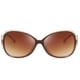 thumbnail image 2 of Gafas de sol retro de gran tamaño para mujer, con protección ancha, de diseñador, ovaladas y elegantes., 2 of 8