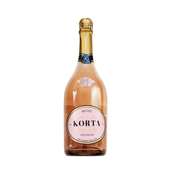 Espumante brut, método tradicional, uva país, 750 cc, 12,5%
