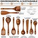 thumbnail image 3 of Juego de cucharas Woodenhouse 10 piezas de teca con ganchos, 3 of 9