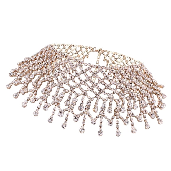 Borla Collar Gargantilla Accesorios de Moda Colgante para Navidad - dorado