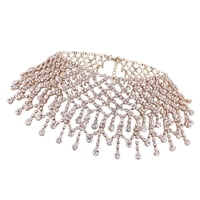 Magideal - Borla Collar Gargantilla Accesorios De Moda Colgante Para Navidad - Dorado