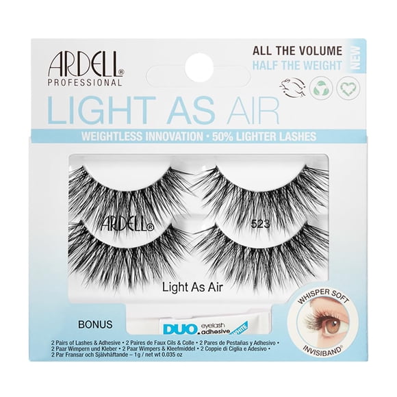 Pipeta Duo Eyelashes Ardell Light As Air 522, paquete de 2 unidades y 1 g