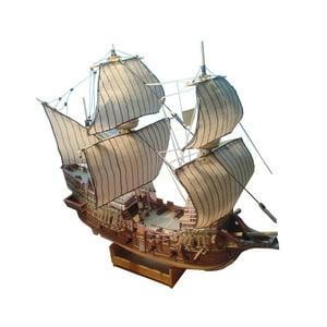 Genérico - Kits De Barco De Modelo De Montaje Kits De Barco De Velero De Papel A Escala 1:100 Para Regalos De Niños