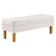 thumbnail image 2 of Banqueta Wood 2c Felpa 04 Crudo, 2 of 4
