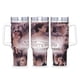 thumbnail image 1 of Diarios de Vampiros Vaso aislado de acero inoxidable con asa, diseño temático, regalo para familia, amigos y fans; incluye pajita y encaja en el portavasos estándar, 40 oz, 1 of 6