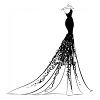 Rienda Libre Graphics - Decomural Princess Ball Gown Dress Ws-41227