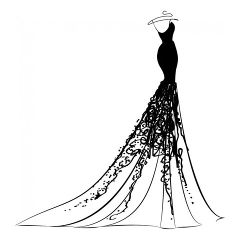 Rienda Libre Graphics - Decomural Princess Ball Gown Dress Ws-41227