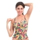 thumbnail image 1 of Polera De Tankini Lazos Estampado Amarillo S, 1 of 3