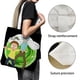 thumbnail image 3 of Rick and Morty: The Anime Bolso de tela con estampado de lienzo para mujer, bolsa de compras reutilizable y estética, con cremallera interior, regalo para mujer,38*45cm., 3 of 6