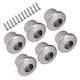 thumbnail image 5 of 6 Casquillos De Afinador De Guitarra Cromados Con Tornillos Para Afinadores De Guitarra Semicerrados Plateados, 5 of 5