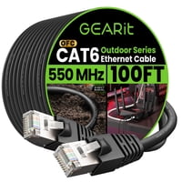 Cable Ethernet Gearit Cat6 Outdoor 30 M 23 Awg De Cobre Puro Ftp