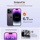 thumbnail image 2 of Protector de pantalla UnbreakCable para iPhone 14 Pro Max 6.7", 2 of 9