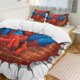 thumbnail image 3 of Spiderman 3 Piece Sets Full/Queen Size - Reversible Microfiber Quilts with 2 Shams Soft Lightweight Bedspread Coverlet Comforter for All Season Bed Sheets, 3 of 5