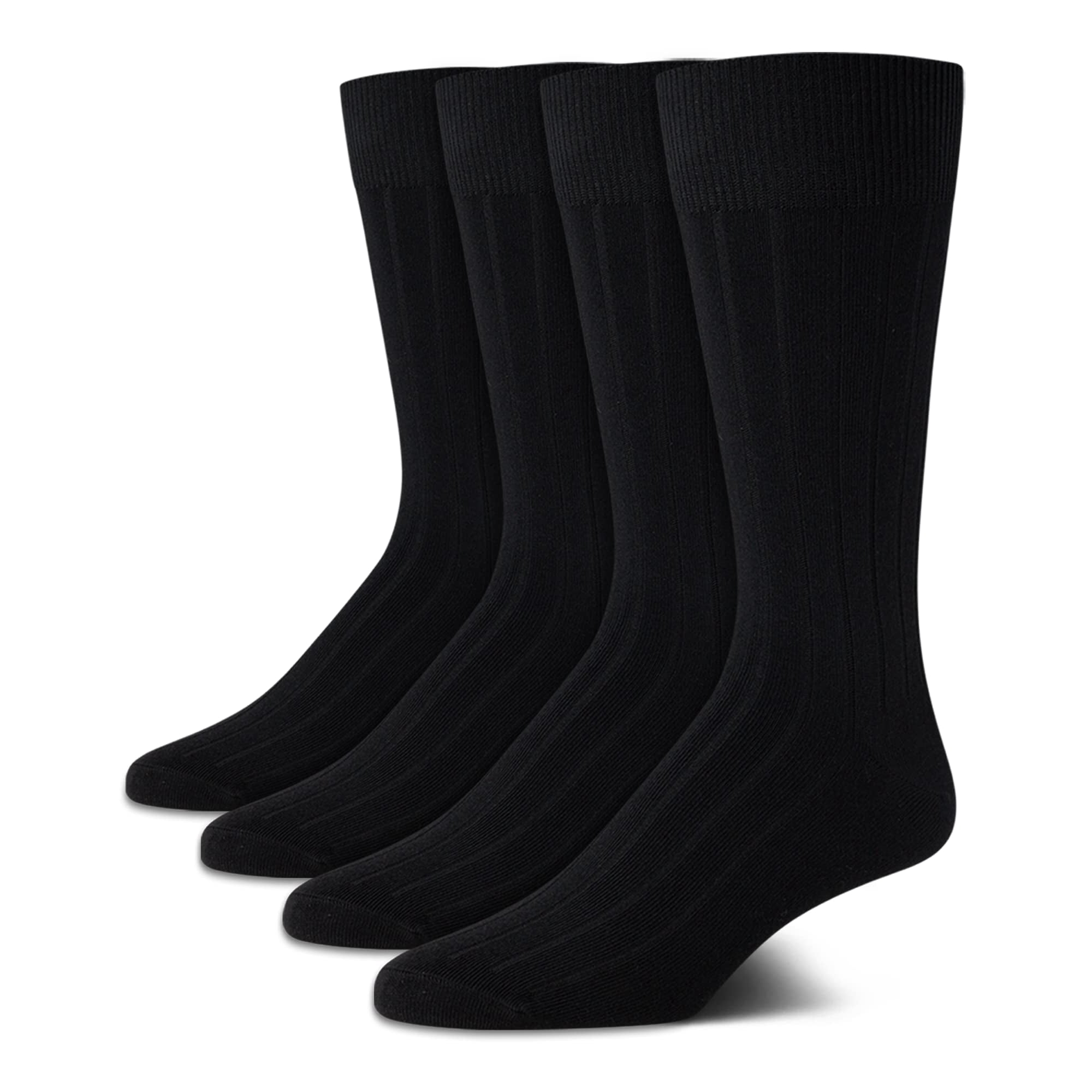 Calcetines De Vestir Calvin Klein, Mezcla De Algodón Suave, Paquete De 4 Unidades, Para Hombre