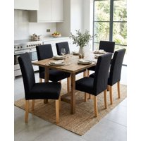 Mylhogar - Pack De 6 Fundas De Sillas Diseño Texturizado De Hojas