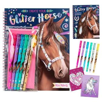 Tienda Lillifee - Miss Melody Crea Tus Caballos Glitter - Dibujos Divertidos Y Brillantes