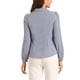 thumbnail image 3 of INSPIRE CHIC Blusa de Mujer para Regreso a Clases con Botones, Cuello Peter Pan, Lazo en el Cuello, Blusa de Color Sólido, Talla S, Gris Claro, 3 of 6