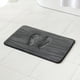 thumbnail image 4 of Alfombra de baño antideslizante, extra suave y absorbente, lavable a máquina, para cocina, inodoro, ducha, espuma viscoelástica, 43 x 61 cm, gris oscuro, 4 of 5