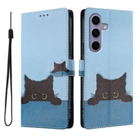 Foxdock Funda Tipo Cartera Para Samsung Galaxy S24 Fe Con Soporte Y Correa – Diseño De Patrones Lindos
