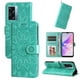 thumbnail image 2 of Funda tipo cartera FOXDOCK para OPPO A77 5G , diseño girasol en relieve, cuero PU, cierre magnético, soporte y tarjetero, 2 of 5