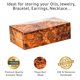 thumbnail image 5 of Caja de Almacenamiento BAZAARDI Mediana de Madera Decorativa, 5 of 9
