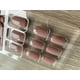 thumbnail image 2 of Uñas Postizas Press On Cuadradas Cortas 24pcs Unicolor Adhesivas Marrón Claro, 2 of 7
