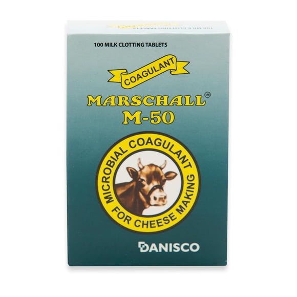 Tabletas de cuajo Danisco Marschall M-50 100 unidades