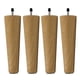 thumbnail image 1 of 4x Bed Riser Table Eleva Los Muebles Pies Cuadrados Protector De Piso De Zócalo 200 Mm, 1 of 5
