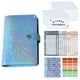 thumbnail image 3 of A6 Carpeta De Cuero PU Cuadernos Carpeta Bolsillos Bolsa Planificador Azul, 3 of 4