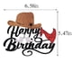 thumbnail image 2 of Decoración para tartas Dxsdgetue Cowboy para fiesta de feliz cumpleaños, 2 of 8