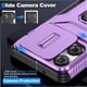 thumbnail image 5 of Funda Armada para Motorola Moto G Play 5G 2025 con Tapa Deslizante y Soporte Magnético Giratorio Morado, 5 of 5