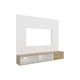 thumbnail image 2 of Panel TV 65" Dassel 150X132,5X29,6 Cm Blanco - Fresno, 2 of 9