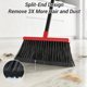 thumbnail image 3 of Broom with Dustpan Set for Pet Hair and Dust Cleanup, Red and Gray, 3 of 3