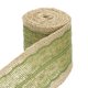 thumbnail image 1 of Uxcell Cinta de Encaje de Yute, Cinta de Arpillera de 2.18 Yardas para Decoración de Bodas y Fiestas, Verde Militar, 1 of 6